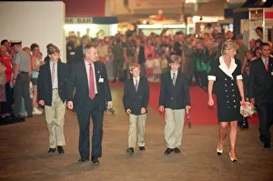 Earls Court Prints: HRH The Princess of Wales, Princess Diana arrives at Earls Court for The Royal Tournament