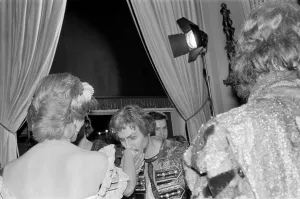 HRH The Princess of Wales, Princess Diana arrives at the Royal Opera House for the Royal