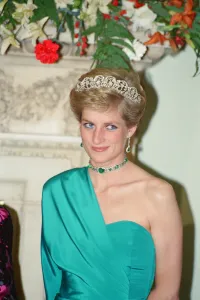 Red Carpet Prints: HRH The Princess of Wales, Princess Diana attends a banquet at Mansion House hosted by