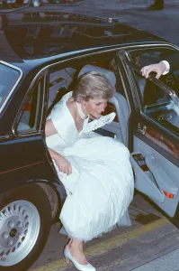 White Prints: HRH The Princess of Wales, Princess Diana attends the performance of the ballet La