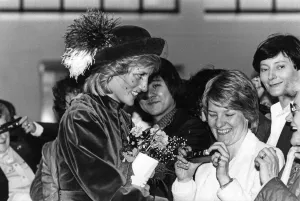 Veil Prints: HRH The Princess of Wales, Princess Diana officially opens the Findus Factory in