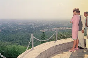 HRH The Princess of Wales, Princess Diana visits Islamabad, Pakistan in September 1991