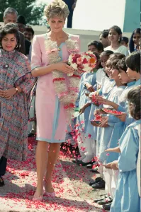 HRH The Princess of Wales, Princess Diana visits Pakistan in September 1991