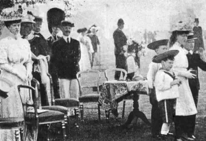 Chairs Prints: HRH The Princess of Wales at the Start of the Marathon Race in Windsor 24th July 1908 ***