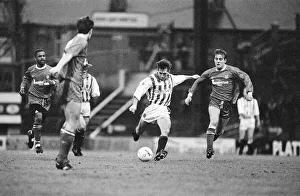 Huddersfield 2-1 Bury, Division 3 League match at Leeds Road, Saturday 22nd December 1990