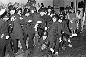 00523 Prints: Huddersfield New College production of G&S Pirates of Penzance. 6th December 1985