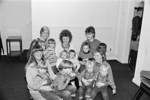 00523 Prints: Huddersfield Twins Club Christmas Party at St Jamess RC Church Hall Oakes