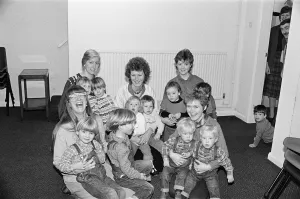 00523 Prints: Huddersfield Twins Club Christmas Party at St Jamess RC Church Hall Oakes