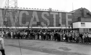 There was huge crowds at St James Park as Newcastle fans queued for tickets for
