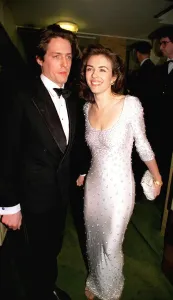 Tuxedo Prints: Hugh Grant and Elizabeth Hurley at the Savoy Hotel for the 15th FIlm Critics Awards actor