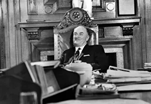 00053 Prints: Hugh Scanlon, who has been elected to succeed Lord Carron as president of the Amalgamated