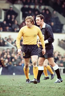 Hull City footballer Ken Wagstaff in action against Cardiff City