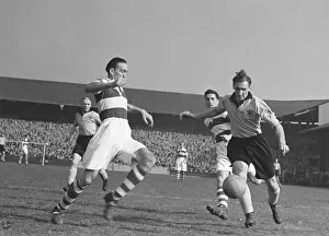 Hull City strikers seen here beating the Queens Park Rangers defence
