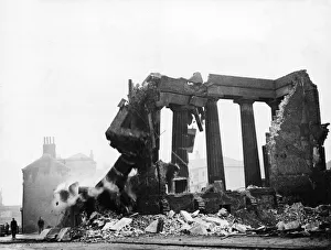 Hull, Yorkshire, January 1949. Hull was damaged severely in The Blitz
