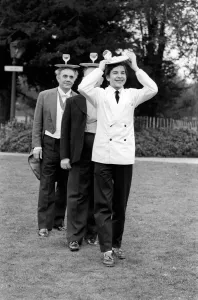 Humour: Ivor Spencer, Toast Master and Leslie Bartlett professional Butler held a school
