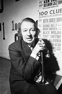 00596 Prints: Humphrey Lyttelton Jazz musician seen here at the 100 Club on Oxford Street