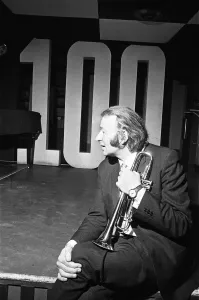 00596 Prints: Humphrey Lyttelton Jazz musician seen here at the 100 Club on Oxford Street