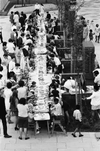 Together Prints: Hundreds of happy youngsters enjoyed the treat of their lives at a party that brought a