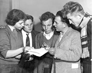 Core80 Prints: Hungarian Refugees Four young men from Budapest spent their first night in