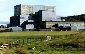 Air Pollution Prints: Hunterston electricity power station external shot building