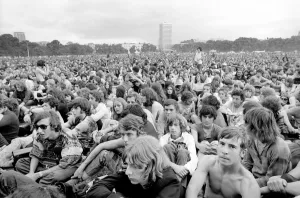 Hyde Park Pop Festival: Massive crowds at LondonIs Hyde Park today during the free pop