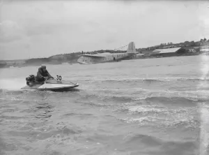 Hydroplane Racing Rochesters Watson in hydroplane New Look