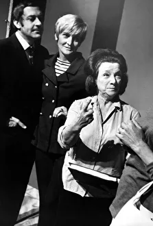 Hylda Baker seen here during rehearsing at Royal Court Theatre with Harry H Corbett