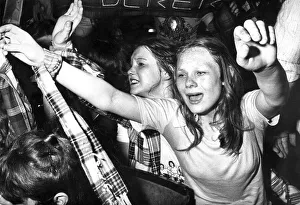 A hysterical tartan army invade Newcastle to watch the Bay City Rollers at the City Hall