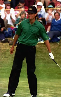 Ian Baker Finch shows delight as he eagles the 17th A©Mirrorpix