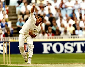 Images Dated 24th May 1991: Ian Botham England Cricket during One Day International Emgland v West Indies