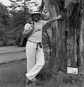 Ian Botham in his new role as fashion model, Birtles Hall, Cheshire. 7th June 1985