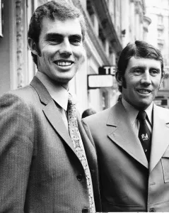 Ian Chappell Captain of the Australian Cricket Team with brother Greg member of