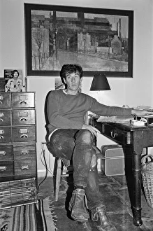 Ian Mckellen, English actor, pictured in his riverside home in East London
