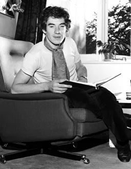 00497 Prints: Ian McKellen photographed at his flat in West London. 1st October 1969