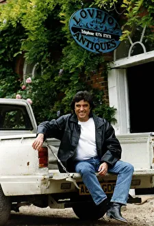Ian McShane Actor star of the TV series Lovejoy filming the new series on location in