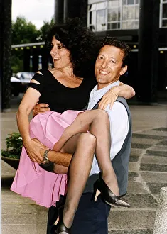 Ian Reddington Actor from Eastenders with Actress Leslie Joseph Actress from Birds of a