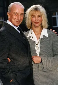 Ian Richardson Actor with Kitty Aldridge who are to appear in the television drama series