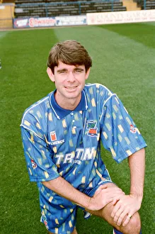 Blues Prints: Ian Rodgerson, Birmingham City football player at a team photo call. 4th August 1992