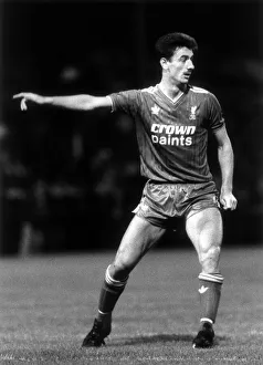 Ian Rush Football player Oct 1986 Fulham v Liverpool Littlewoods Cup 2nd round 2nd