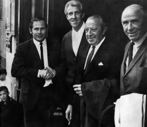 Transfer Prints: Ian Ure signs for Manchester United after leaving Arsenal in August 1969