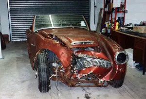 IAN WALKER AUSTIN HEALEY BEFORE IT WAS RESTORED ROAD RECORD MOTORING SUPPLEMENT MOTOR