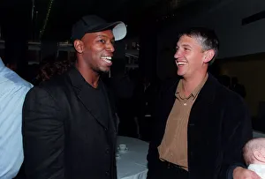 Ian Wright Football March 98 Arsenal footballer with TV Presenter