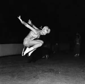 Ice Shows Prints: Ice Skating Star. Miss Gloria Nord as Marjanah'Kasim Baba
