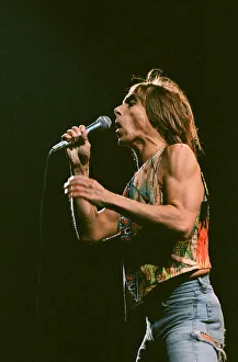 Iggy Pop (USA singer) performing at The Reading Rock Festival, Little Johns Farm