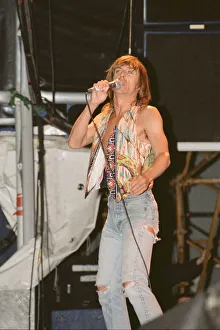 Iggy Pop (USA singer) performing at The Reading Rock Festival, Little Johns Farm