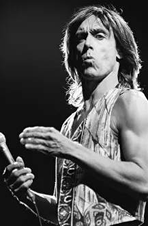 Iggy Pop (USA singer) performing at The Reading Rock Festival, Little Johns Farm