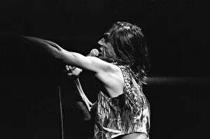 Iggy Pop (USA singer) performing at The Reading Rock Festival, Little Johns Farm