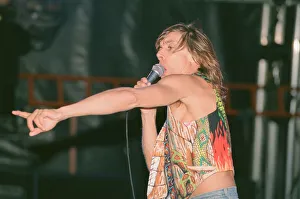 01013 Prints: Iggy Pop (USA singer) performing at The Reading Rock Festival, Little Johns Farm