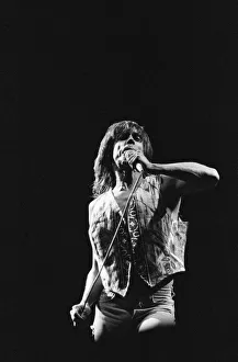 01016 Prints: Iggy Pop (USA singer) performing at The Reading Rock Festival, Little Johns Farm