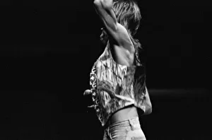 01016 Prints: Iggy Pop (USA singer) performing at The Reading Rock Festival, Little Johns Farm